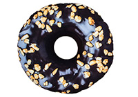 3D polštář - Donut s čokoládou